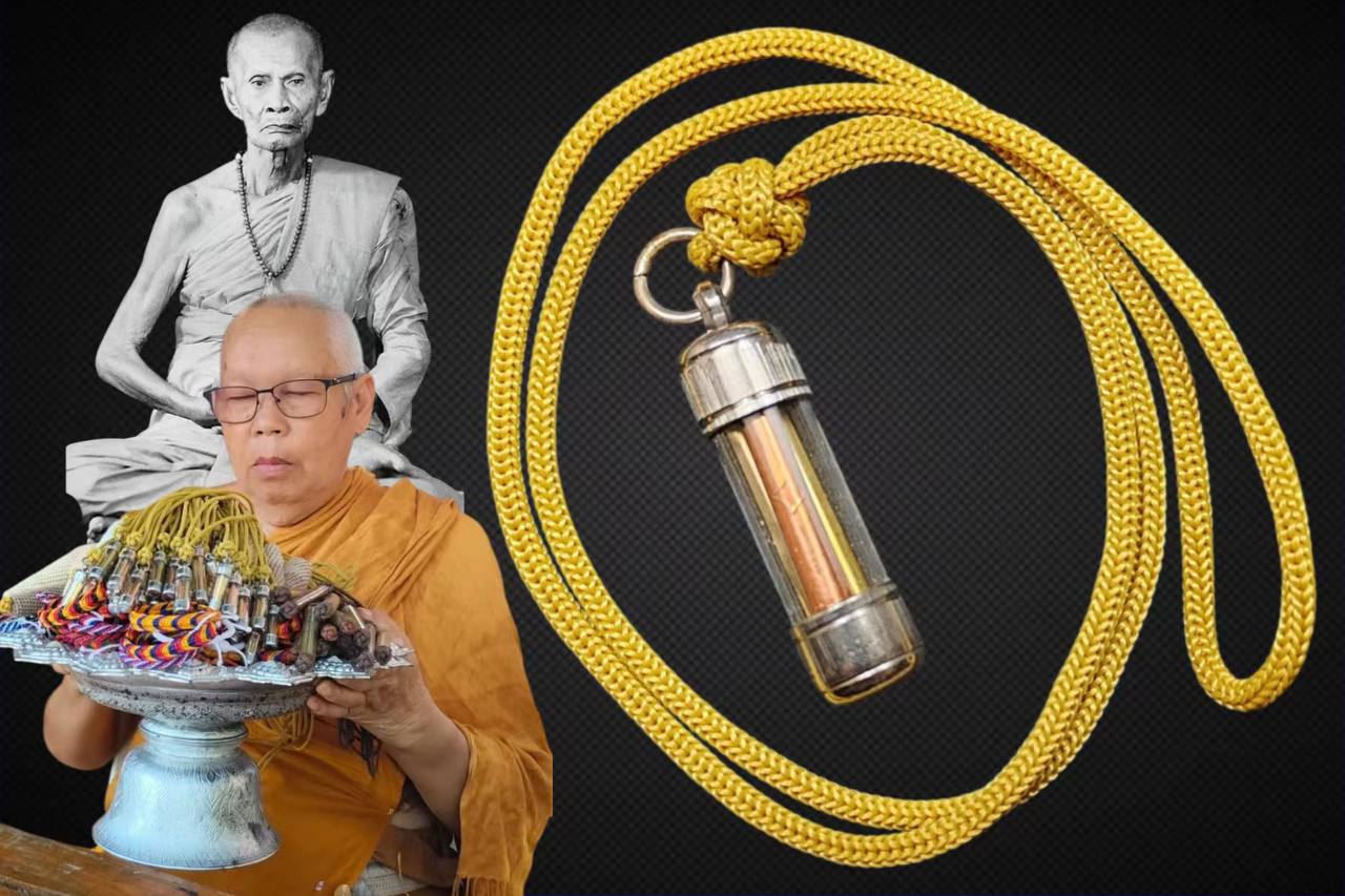 Takrut Samkasat 金银铜三色符管 — Luang Phor Phan 隆婆班 | SAN Pin Selection