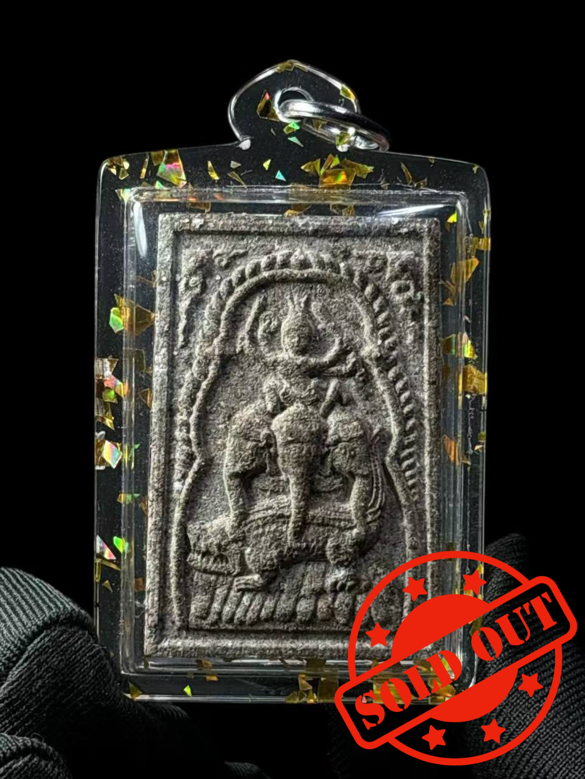 Jin Thai Fo Pai - 【ARCHAN BOY 阿赞拜｜四面佛背部自身法相｜一期粉质版（纯金符管）】现物实拍