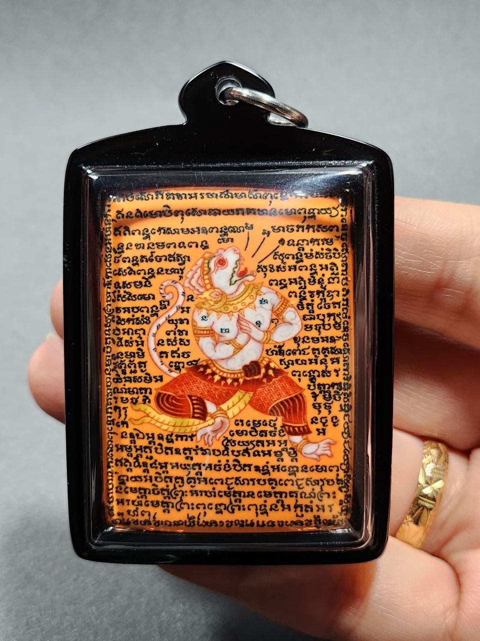 泰国北榄府 Ajarn Rich 哈努曼八臂大力神（限量版 · 手绘经文） | Jin Thai Fo Pai
