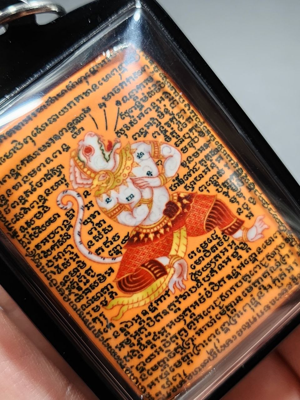 泰国北榄府 Ajarn Rich 哈努曼八臂大力神（限量版 · 手绘经文） | Jin Thai Fo Pai