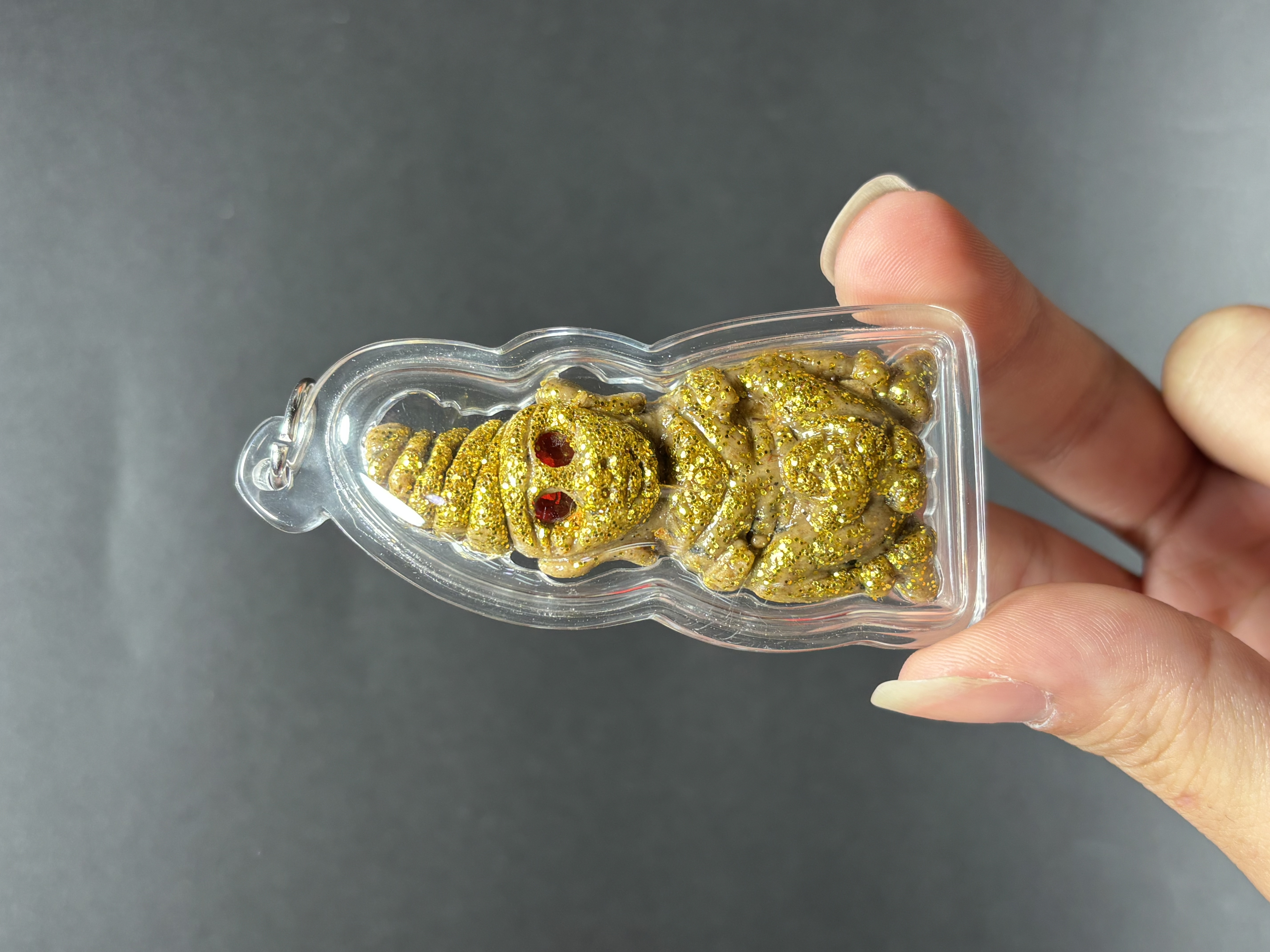 泰国北榄府人缘至尊白衣师傅阿赞沥红眼帕罂（手工模具特别版） | Jin Thai Fo Pai